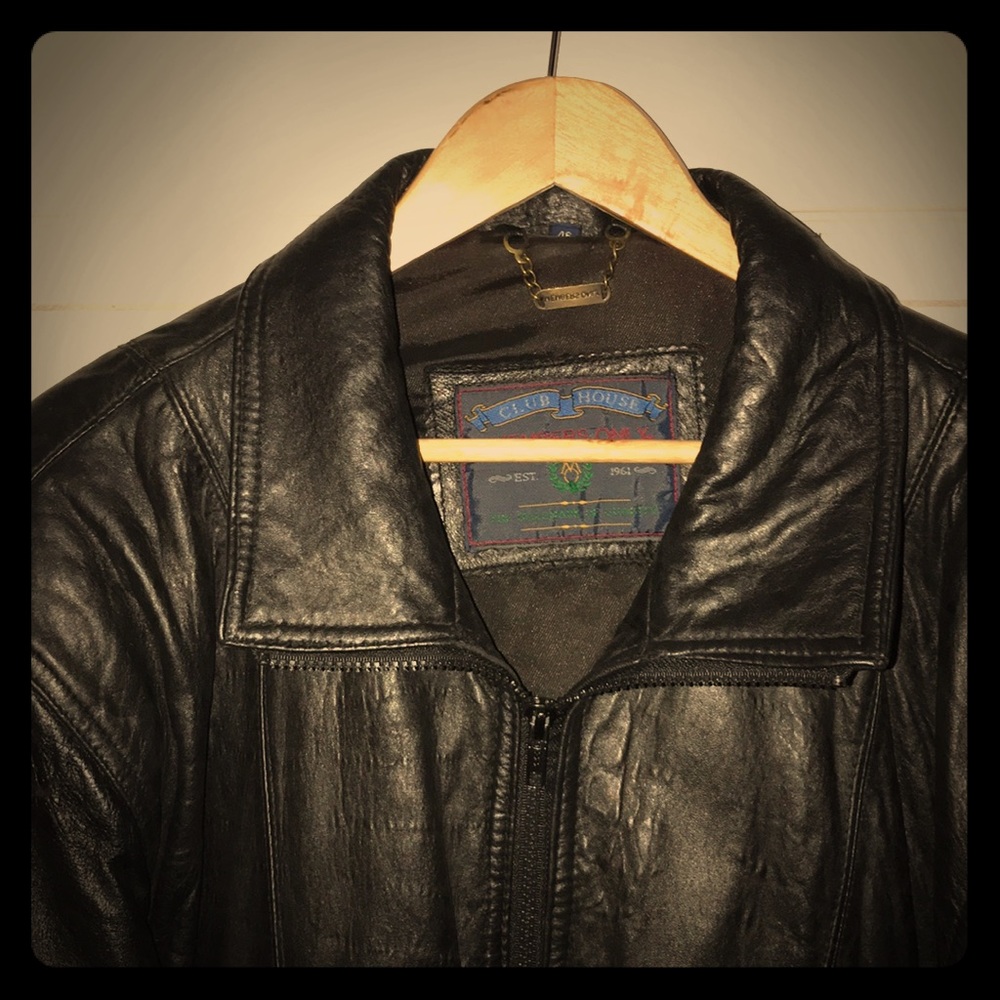 Leather jacket